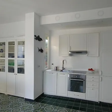 Apartment Window With View On Portofino Peak And Camogli