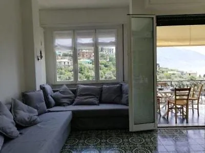 Window With View On Portofino Peak And Camogli Apartmán