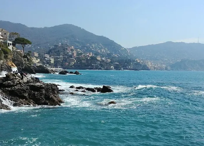 Lejlighed Window With View On Portofino Peak And Camogli Recco