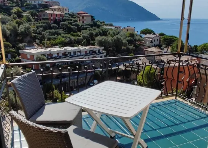Window With View On Portofino Peak And Camogli *